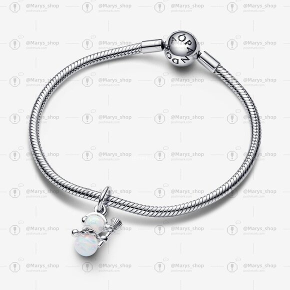Pandora Opalescent Snowman Dangle Charm - Picture 3 of 5